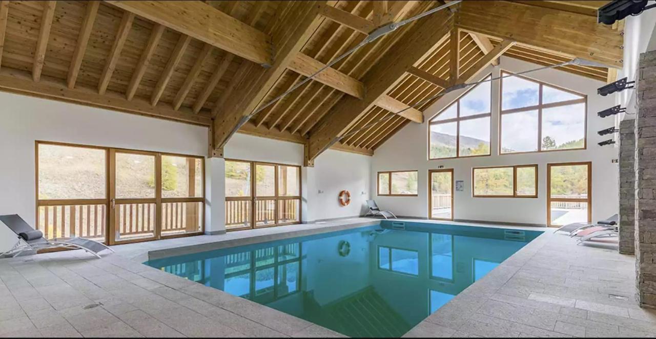 Апартаменты Appt Le Hameau Des Rennes 4 Etoiles Pieds Des Pistes Piscine Interieure Exterieure Вар Экстерьер фото